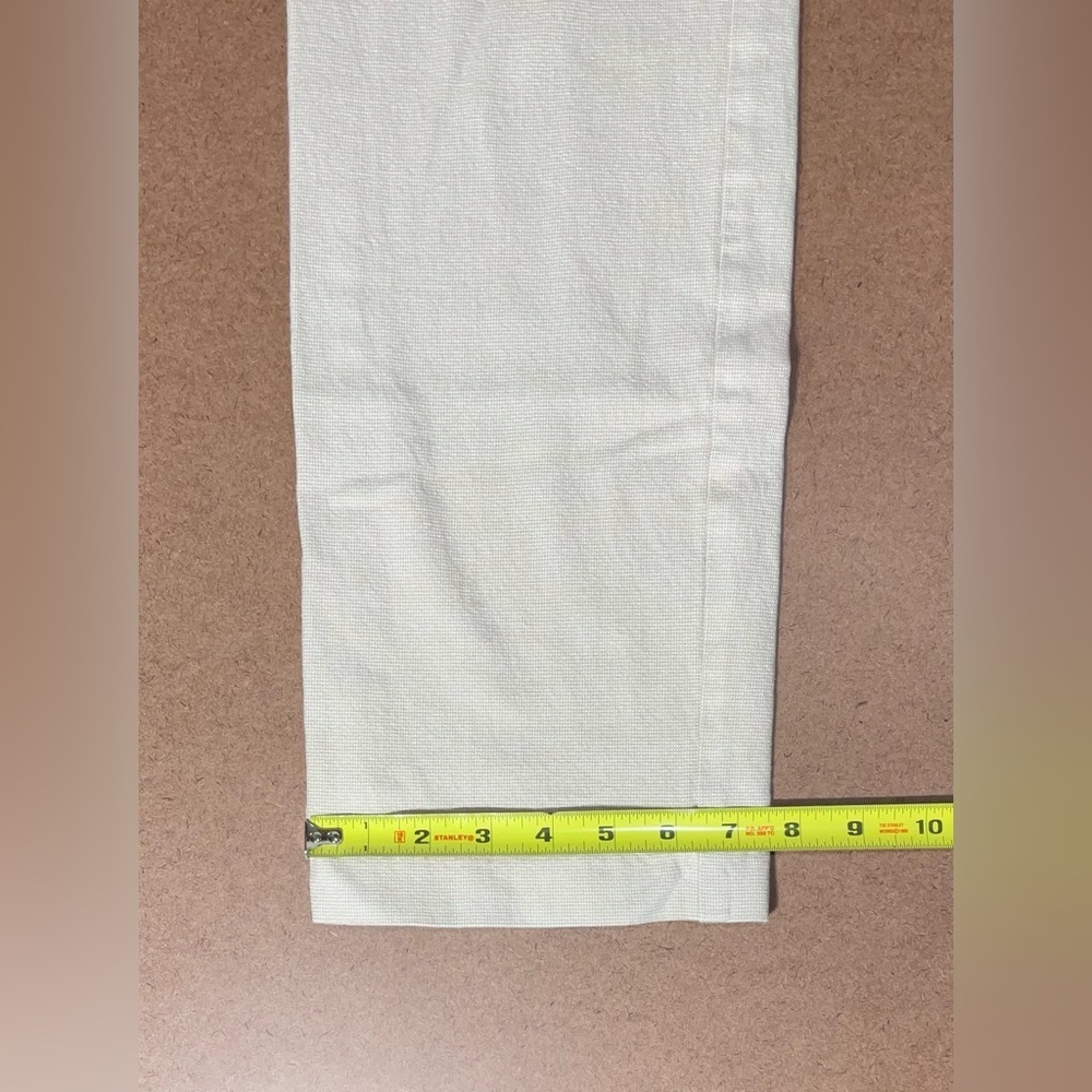 Parker Women's Cream Straight Leg Pants - Picture 8 of 9